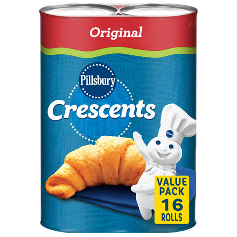 Pillsbury Crescent Rolls Original, 16 Rolls, 2 pack