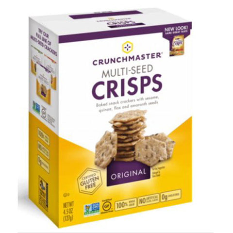 Crunchmaster Original Multi Grain Crisps Crackers, 4.5 Oz.