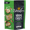 Stonefire Authentic Flatbreads Garlic & Cheese Naan Crisps 6 oz.