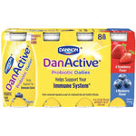Dannon DanActive Probiotic Daillies Strawberry & Blueberry Yogurt Drink, 8 Ct - Water Butlers