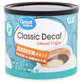 Great Value Classic Decaf, Medium Ground Coffee, 30.5 oz
