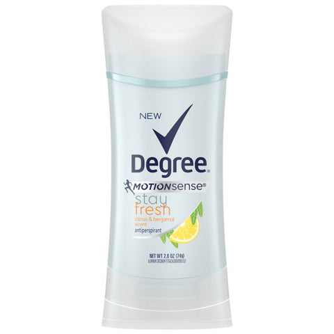 Degree Women Stay Fresh Antiperspirant Deodorant Stick Citrus & Bergamot 2.6 oz