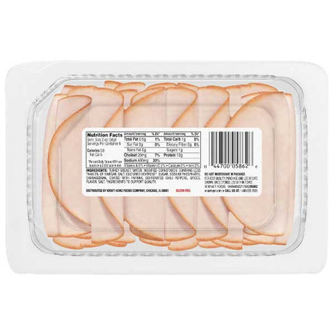 Oscar Mayer Deli Fresh Mesquite Smoked Turkey Breast, Family Size, 16 oz - Water Butlers