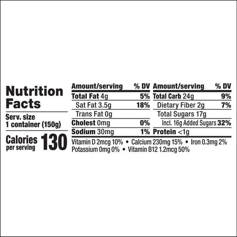 So Delicious Dairy Free Strawberry Banana Coconutmilk Yogurt, 5.3 Oz