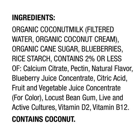 So Delicious Dairy-Free Blueberry Coconutmilk Yogurt, 5.3 Oz