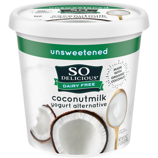 So Delicious Dairy Free Unsweetened Plain Coconut Milk Yogurt, 24 Oz ...