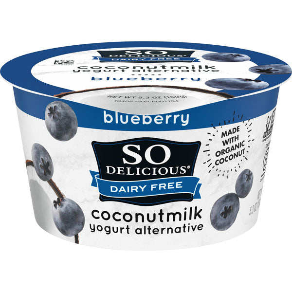 So Delicious Dairy-Free Blueberry Coconutmilk Yogurt, 5.3 Oz