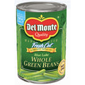 Del Monte Whole Green Beans, 14.5 Oz