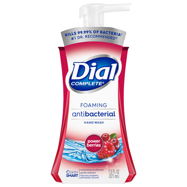 Dial Complete Antibacterial Foaming Hand Wash, Power Berries, 7.5 oz