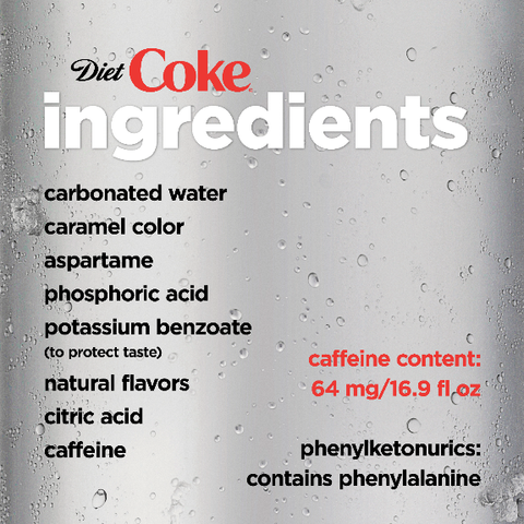 Diet Coca Cola, 16.9 Fl Oz Coke, 6 Count - Water Butlers