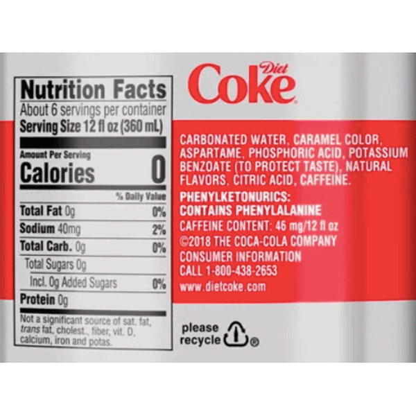 Ingredients Label For Soda ingredients-label-for-soda
