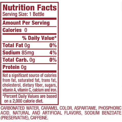 Dr Pepper Diet Soda, 16.9 fl oz, 6 Ct - Water Butlers