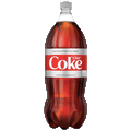 Diet Coca-Cola Coke Soda, 2 L Coke Bottle