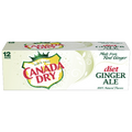 Canada Dry Diet Ginger Ale Soda, 12 Count