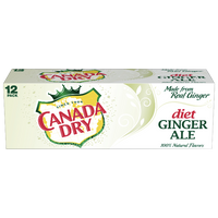 Canada Dry Diet Ginger Ale, 12 Count - Water Butlers