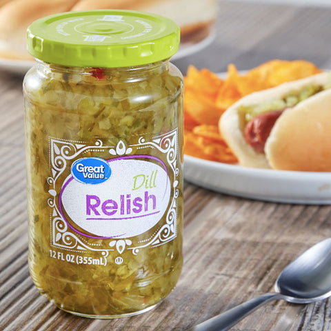 Great Value Dill Relish, 12 fl oz - Water Butlers