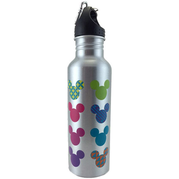 Disney Colorful Neon Mickey Mouse Aluminum Water Bottle