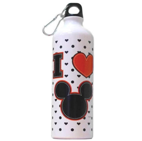 Disney Mickey Heart Aluminum Water Bottle