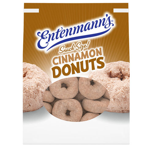 Entenmann's Cinnamon Bagged Donuts, 10 oz