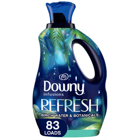 Downy Infusions Liquid Fabric Softener, Refresh, Birch Water & Botanicals, 56 fl oz