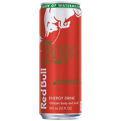 Red Bull Red Edition Energy Drink, Watermelon, 12 Fl Oz