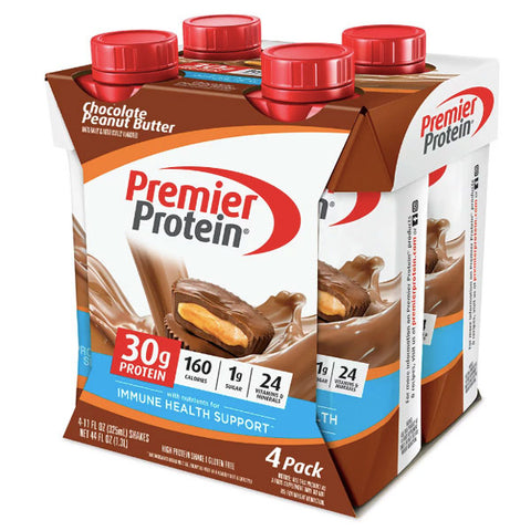 Premier Protein Shake, 30g Protein, Chocolate Peanut Butter, 4 Pack