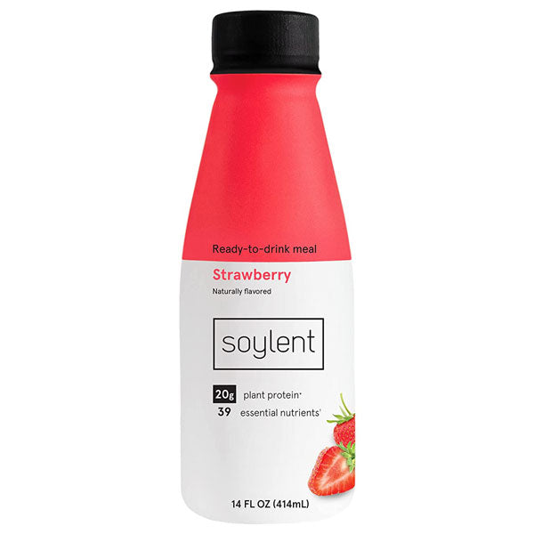 Soylent Single Strawberry Meal Replacement, 14 fl oz
