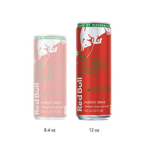 Red Bull Red Edition Energy Drink, Watermelon, 12 Fl Oz