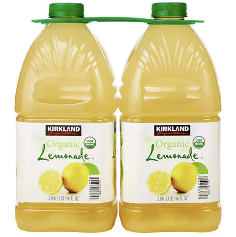 Kirkland Signature Organic Lemonade, 96 fl oz, 2 Count