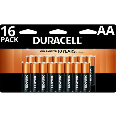 Duracell 1.5V Coppertop Alkaline AA Batteries