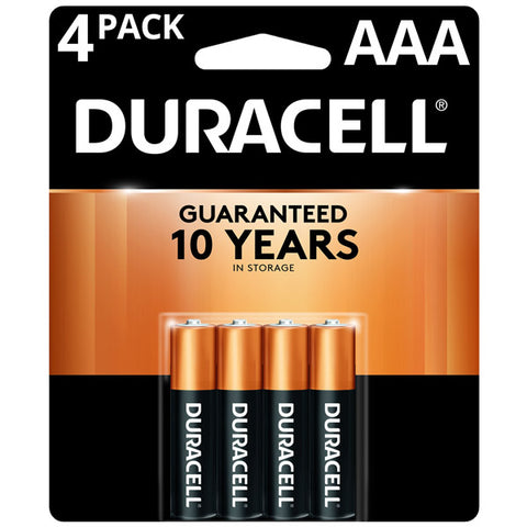 Duracell 1.5V Coppertop Alkaline AAA Batteries