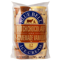 Blue Bell Dutch Chocolate and Homemade™ Vanilla Cups Ice Cream, 12 Count