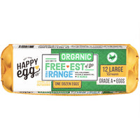 The Happy Egg Co. Organic Large Grade A Eggs, 12 Ct - Water Butlers