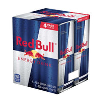 Red Bull Energy Drink, 12 Fl Oz, 4 Ct
