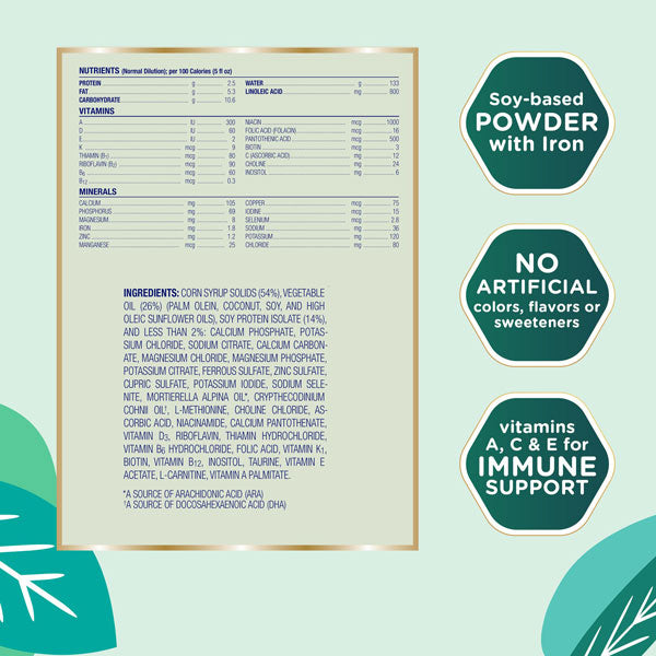 Enfamil Plant-Based Soy Powder Infant Formula, 20.9oz