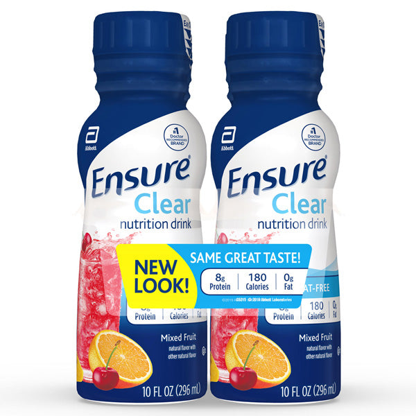 Ensure Clear Nutrition Drink, Mixed Fruit, 10 fl oz, 4 Count