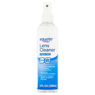 Equate Streak Free Lens Cleaner, 8 fl oz.