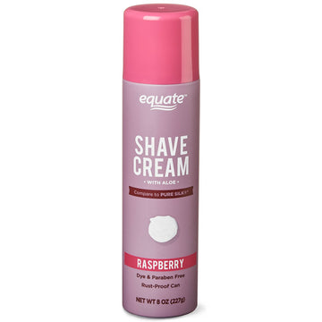 Equate for Women Shave Cream with Aloe, Raspberry, 8 oz