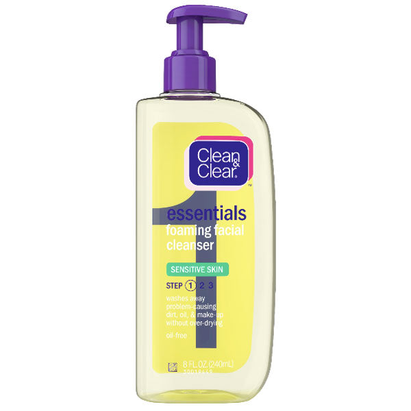 Clean & Clear Cream Cleanser, Deep Action, Sensitive Skin - 6.5 oz