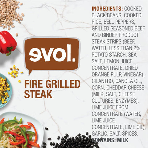 Evol Fire Grilled Steak, 9 oz