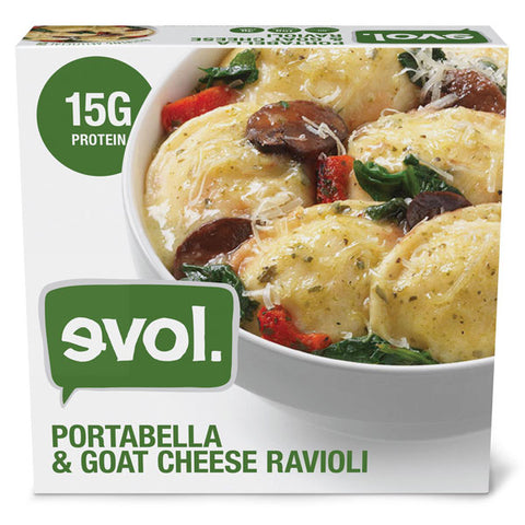 Evol Portabella & Goat Cheese Ravioli, 8.75 oz