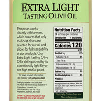 Pompeian Extra Light Olive Oil, 32 fl oz - Water Butlers