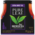 Pure Leaf Extra Sweet Real Brewed Tea, 16.9 fl oz, 6 Ct - Water Butlers