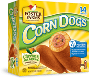 Foster Farms Cheese and Jalapeño Corn Dogs, 14 Ct - Water Butlers
