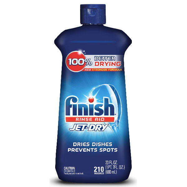 Finish Jet-Dry Rinse Aid, Dishwasher Rinse Agent and Drying Agent, 23oz