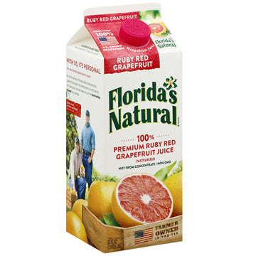 Florida's Natural Ruby Red Grapefruit Juice, 52 oz.