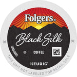 Folgers Black Silk, Dark Roast Coffee, K Cup Pods for Keurig, 24 Count