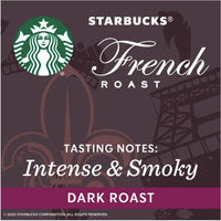 Starbucks French Roast Dark Roast Ground Coffee, 12 oz