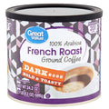 Great Value French Roast, Dark Ground Coffee, 24.2 oz