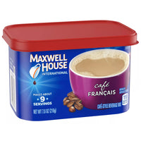 Maxwell House Café Francais Cafe Mix Coffee, 7.6 oz - Water Butlers